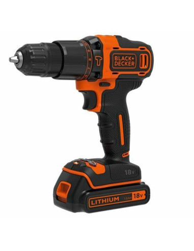 Black & Decker Bdchd18Kb-Qw Wiertło Czarny, Pomarańczowy