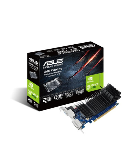 Karta Graficzna Asus Nvidia Gf Gt 730 2048Mb Gddr5 64B Pci-E 2.0 (902Mhz/5010Mhz)