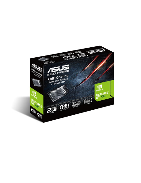 Karta Graficzna Asus Nvidia Gf Gt 730 2048Mb Gddr5 64B Pci-E 2.0 (902Mhz/5010Mhz)