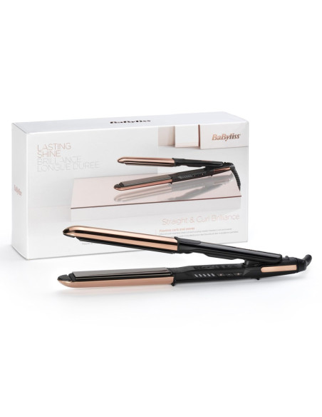 Babyliss Straight & Curl Brilliance Lokówka Ciepły Czarny, Różowy 3 M