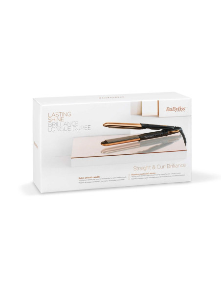 Babyliss Straight & Curl Brilliance Lokówka Ciepły Czarny, Różowy 3 M