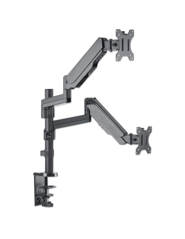Ramię Biurkowe 2X Tv Led/Lcd 17-32 Cale 8Kg Sprężyna Gazowa