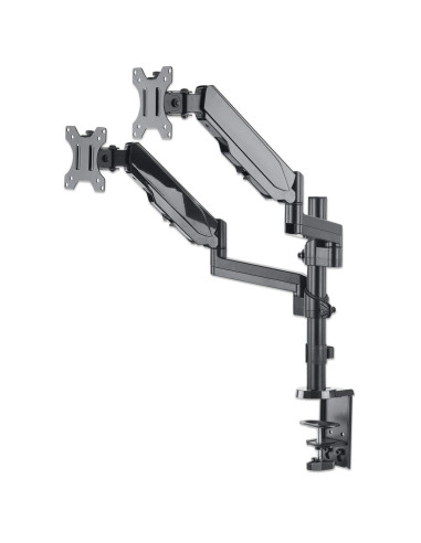 Ramię Biurkowe 2X Tv Led/Lcd 17-32 Cale 8Kg Sprężyna Gazowa
