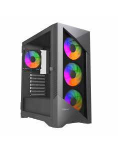 Gembird Obudowa Fornax 900Argb Midi-Tower (2X Usb 3.1, 1X Usb Type-C) 4X Fan, Czarna