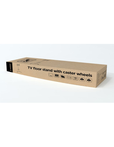 Gembird Stojak Pod Telewizor Z Regulacją Wysokości, Mobilny, Na Kółkach 32" - 55"