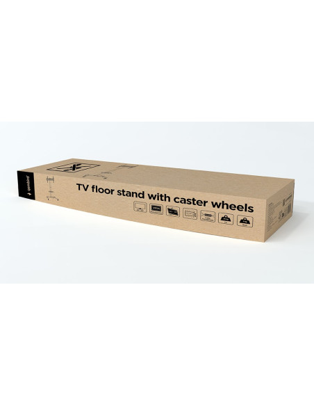 Gembird Stojak Pod Telewizor Z Regulacją Wysokości, Mobilny, Na Kółkach 32" - 55"