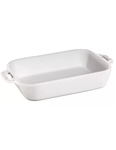 Prostokątny Półmisek Ceramiczny Staub 40511-151-0 - Biały 4.5 Ltr