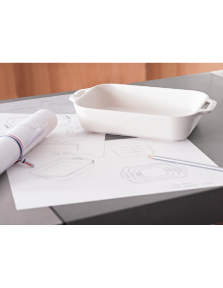Prostokątny Półmisek Ceramiczny Staub 40511-151-0 - Biały 4.5 Ltr