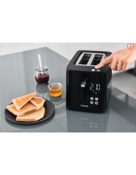 Tefal Tt6408 Toster 2 Kawałek(I) Czarny 850 W
