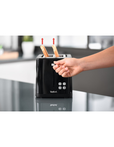 Tefal Tt6408 Toster 2 Kawałek(I) Czarny 850 W