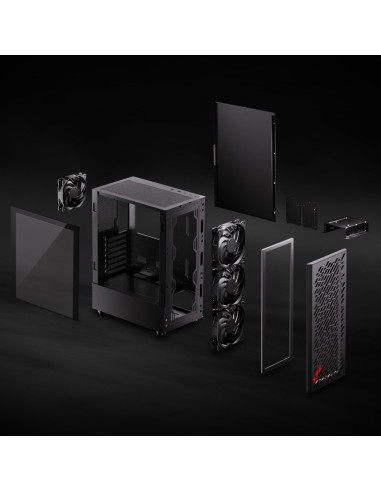 Xpg Valor Air Midi Tower Czarny