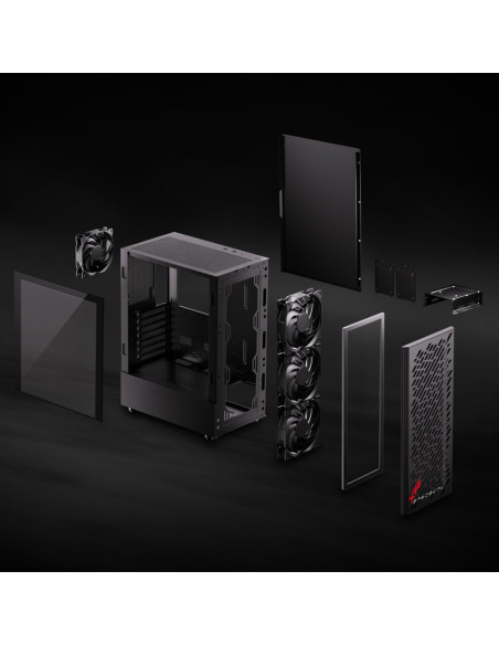 Xpg Valor Air Midi Tower Czarny