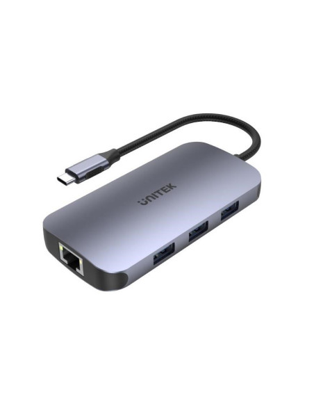 Unitek D1071A Hub I Koncentrator Usb 3.0 Superspeed 5 Gb/S Srebrny