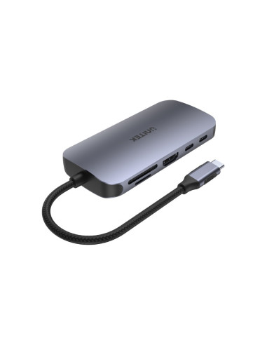 Unitek D1071A Hub I Koncentrator Usb 3.0 Superspeed 5 Gb/S Srebrny