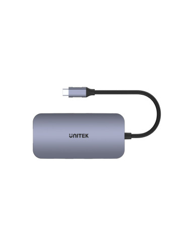 Unitek D1071A Hub I Koncentrator Usb 3.0 Superspeed 5 Gb/S Srebrny