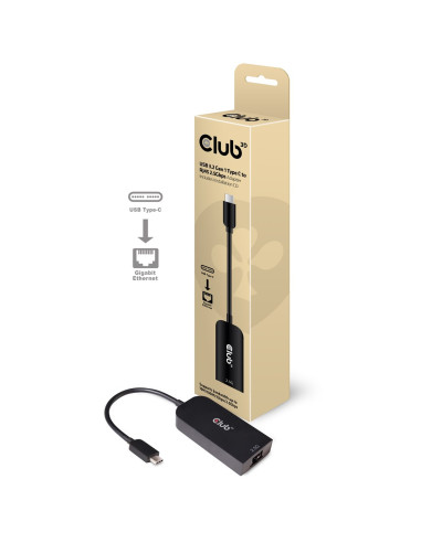 Club3D Cac-1520 Zmieniacz Płci / Kabli Usb C Ethernet Czarny