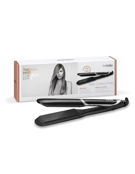 Babyliss Sleek Control Wide Prostownica Ciepły Czarny 2,5 M