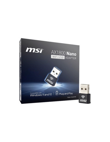 Karta Sieciowa Msi 302-8Ze30Xe-000 Nano. Wifi 6