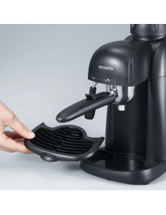 Severin Ekspres Kolbowy Do Espresso, Czarny, Poj. Dzbanka 0,35 L, Auto-Off, Dysza Do Spieniania, Moc 800W Ka5978 2