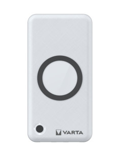 Varta 57908 101 111 Bank Mocy Litowo-Polimerowy (Lipo) 15000 Mah Bezprzewodowe Ładowanie Biały