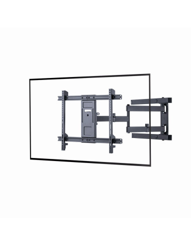 Gembird Wm-80St-05 Regulowany Uchwyt Ścienny Do Telewizora (Obrót I Pochylenie), 37”-80”, Do 50Kg