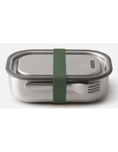 Bb-Lunch Box Stalowy L, Oliwkowy