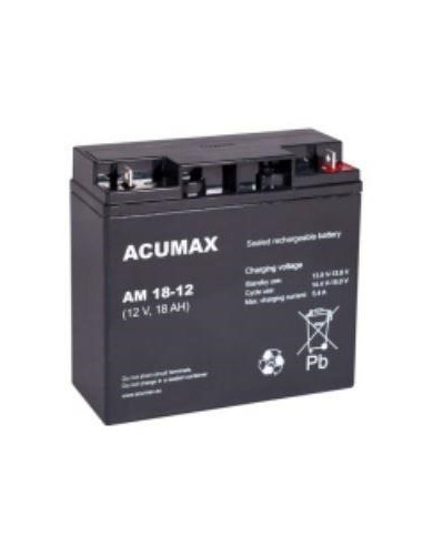 Bateria 12V 18Ah Vrla Am18-12 Acumax Emu