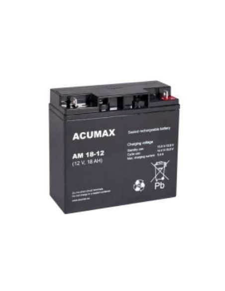 Bateria 12V 18Ah Vrla Am18-12 Acumax Emu