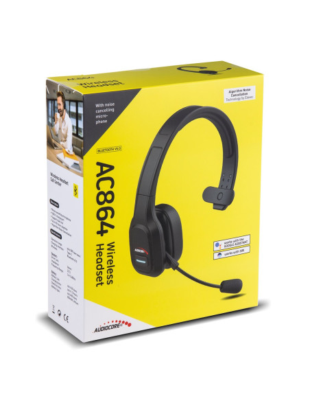 Audiocore Słuchawki Bluetooth Call Center Ac864
