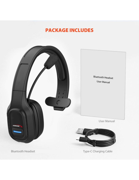 Audiocore Słuchawki Bluetooth Call Center Ac864