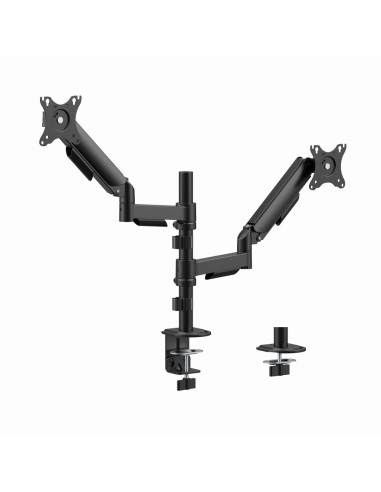 Gembird Biurkowe, Regulowane Ramię/Uchwyt Na Dwa Monitory Od 17" Do 32", Obciążenie Do 9 Kg