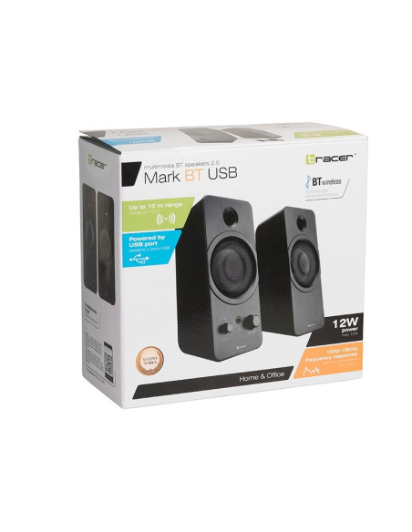 Tracer Głośniki 2.0 Bluetooth Mark Usb Traglo46370