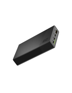 Green Cell Powerbank Powerplay 20S Czarny 20000Mah 22,5W 3X Usb-C Pd 1X Usb-A