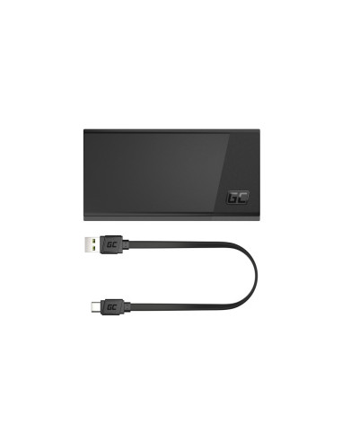 Green Cell Powerbank Powerplay 20S Czarny 20000Mah 22,5W 3X Usb-C Pd 1X Usb-A
