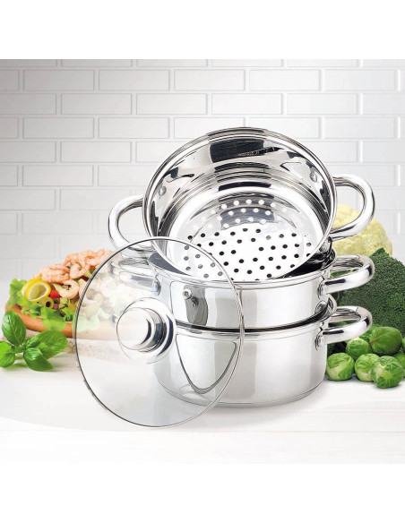 Garnek Do Gotowania Na Parze 4L, 22Cm Mr-2900-22 Maestro