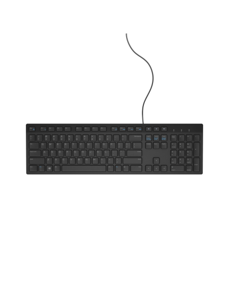 Klawiatura Dell Kb216 580-Adhk_1017806533983 (Membranowa  Usb  (Eu), (Us)  Kolor Czarny)