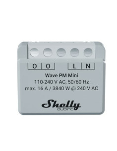 Shelly Shelly Qubino Wave Pm Mini Przełącznik Szary