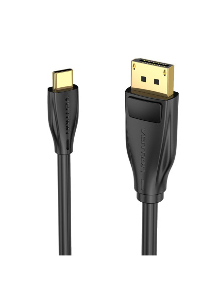 Vention Cgybh Adapter Kablowy 2 M Usb Type-C Displayport Czarny