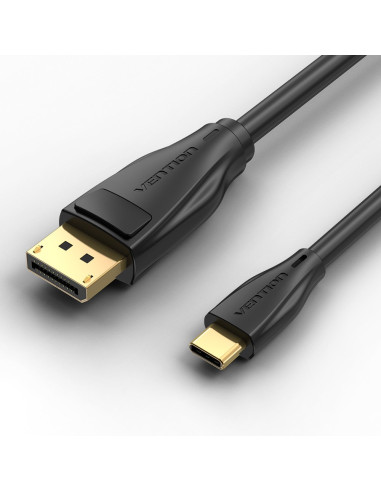 Vention Cgybh Adapter Kablowy 2 M Usb Type-C Displayport Czarny