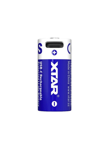 Xtar Akumulator 16340/R-Cr123 3,7V Li-Ion 900Mah Usb-C Z Zabezpieczeniem 16340-900