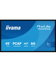 Interaktywny Wyświetlacz Iiyama T6529As-B1Ag 65" All-In-One 3840X2160 4K Uhd 4Gb Ram 32Gb Pamięci Android 14 2Xhdmi+Usb-C Vesa 4 2