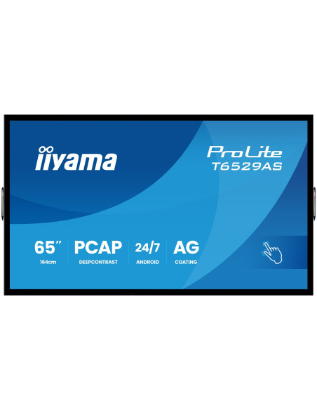 Interaktywny Wyświetlacz Iiyama T6529As-B1Ag 65" All-In-One 3840X2160 4K Uhd 4Gb Ram 32Gb Pamięci Android 14 2Xhdmi+Usb-C Vesa 4