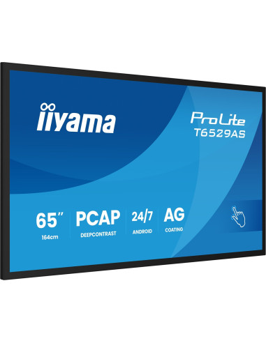 Interaktywny Wyświetlacz Iiyama T6529As-B1Ag 65" All-In-One 3840X2160 4K Uhd 4Gb Ram 32Gb Pamięci Android 14 2Xhdmi+Usb-C Vesa 4