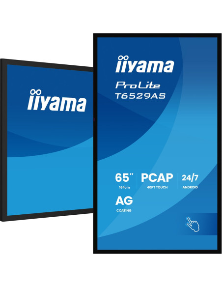 Interaktywny Wyświetlacz Iiyama T6529As-B1Ag 65" All-In-One 3840X2160 4K Uhd 4Gb Ram 32Gb Pamięci Android 14 2Xhdmi+Usb-C Vesa 4