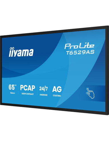Interaktywny Wyświetlacz Iiyama T6529As-B1Ag 65" All-In-One 3840X2160 4K Uhd 4Gb Ram 32Gb Pamięci Android 14 2Xhdmi+Usb-C Vesa 4