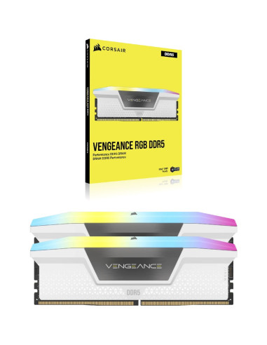 Moduł Pamięci Corsair Vengeance Rgb Cmh64Gx5M2B6000C30W 64 Gb 2 X 32 Gb Ddr5