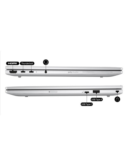 Hp Elitebook 8 G1I Ultra 7 255U 14.0"Wuxga Ips 400Nits Eye Ease Ag 24Gb Ddr5 5600 Ssd512 Arc Cam 5Mpx 62Wh W11Pro Srebrny Lodowi