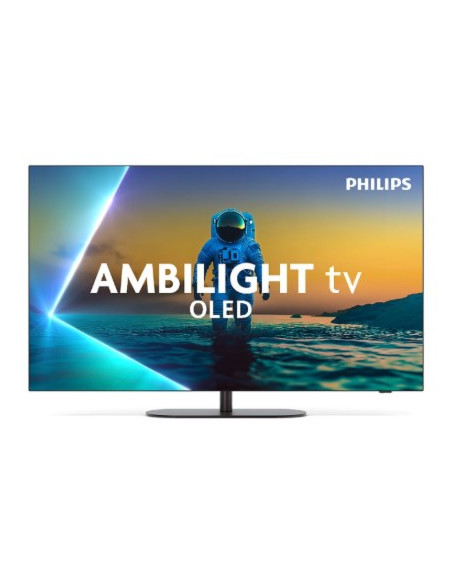 Telewizor Philips Oled 4K Ambilight 48Oled820/12 48 Telewizor Smart Tv Telewizja Google Tv Szary