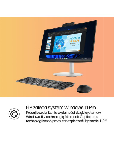 Hp Elitestudio 8 Aio G1I Ultra 5 235 23.8"Fhd Touch Ips 300Nits Lbl Ag 16Gb Ddr5 5600 Ssd512 Intel Graphics Cam 5Mp W11Pro 3Y On