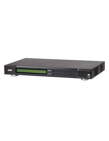 Aten Vm0808Hb-At-G Przełącznik Macierzy Przełącznik Matrycowy Av Wbudowany Wyświetlacz 38,1 W